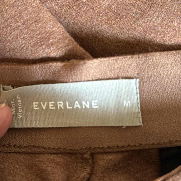 Everlane Women’s The Dream Pant Heathered Auburn Knit Cropped, size Medium - Picture 6 of 10